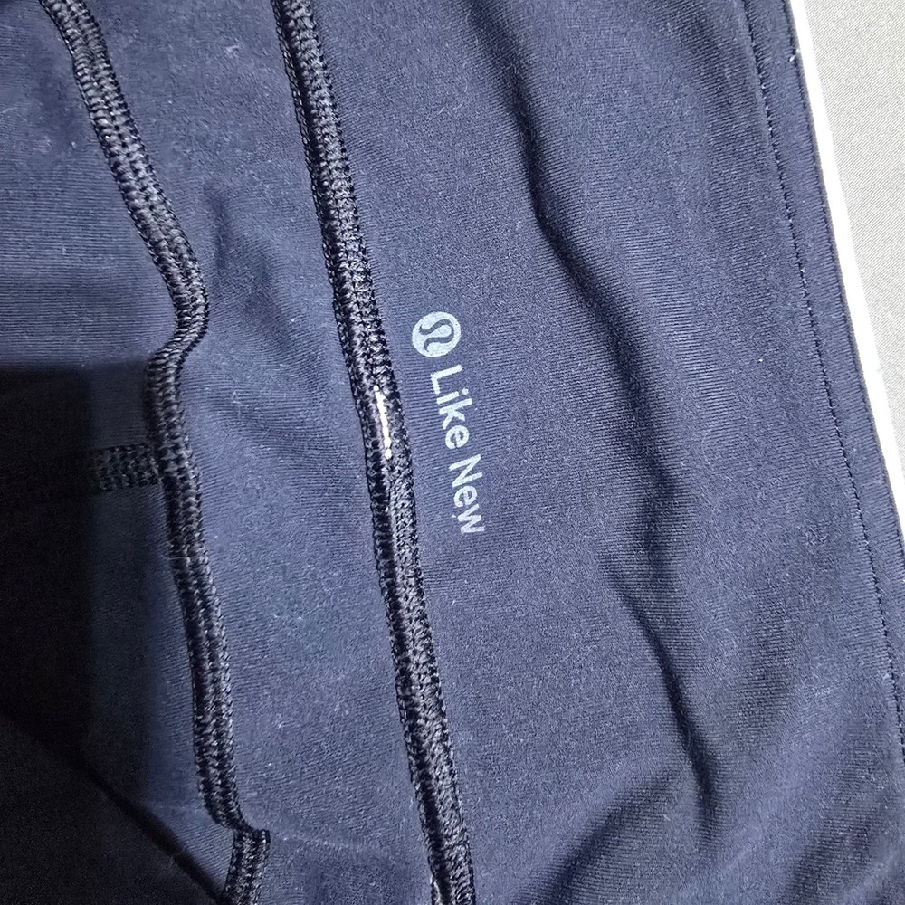 Lululemon Leggings‎ Womens 6 Blue Ruched Tight High Rise Athletic Yoga Pants - Picture 4 of 7